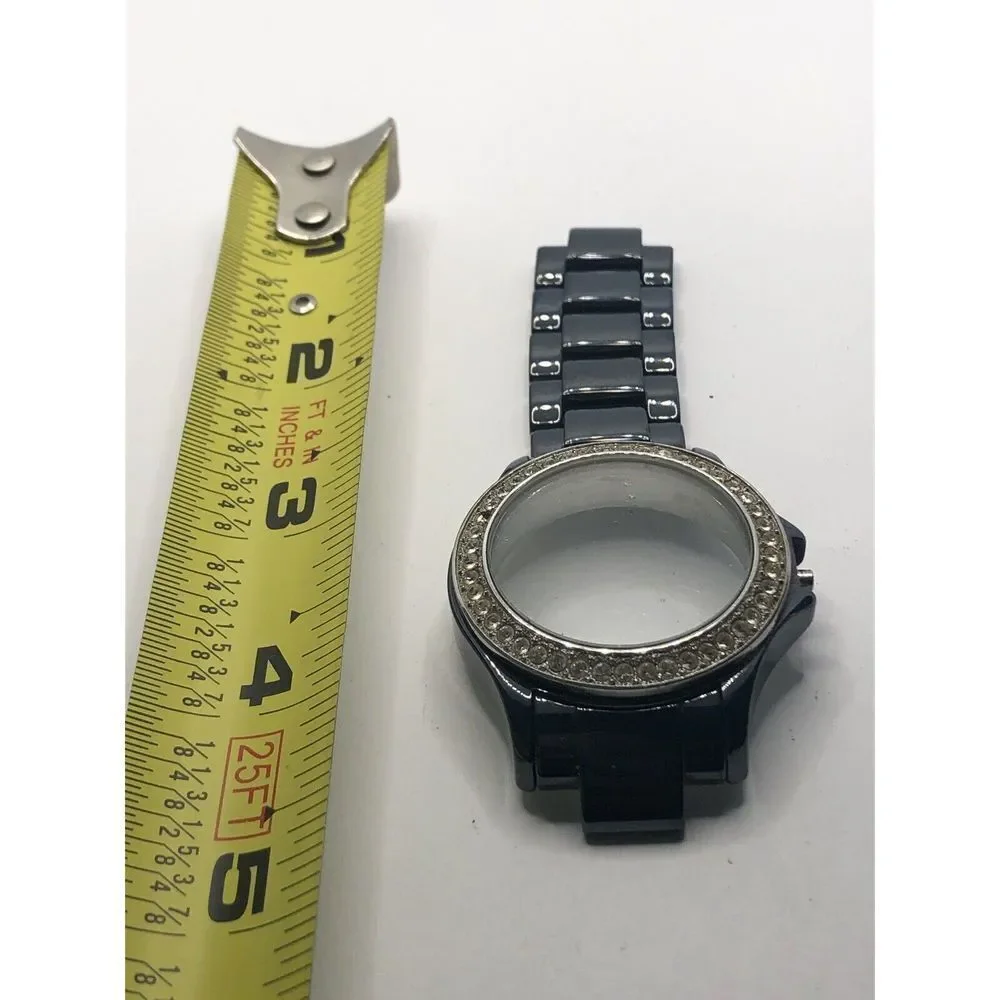 Michael Kors Watch Parts Blue Ceramic Crystal Case 38mm Band 20mm PJ38